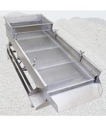 110V 1-Layer 2-Motor 5mm Full Stainless Steel Linear Vibrating Screen 80W*2 - $13,822.94 MXN