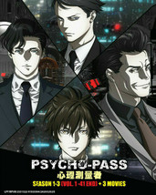 Psycho-Pass Season 1-3 (VOL.1-41END + 3 Movies) English Subtitle Ship From USA - £37.12 GBP