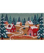 Winter Village Coir Fiber Doormat 18&quot;X30&quot; - $503.54 MXN