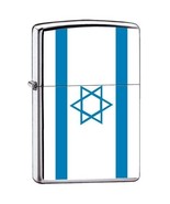 Zippo Lighter - Flag of Israel High Polished Chrome Case - £22.07 GBP