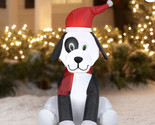 Holiday Time Christmas Inflatable 3.5&#39; LED Light Santa&#39;s Puppy Local Pickup - £31.93 GBP