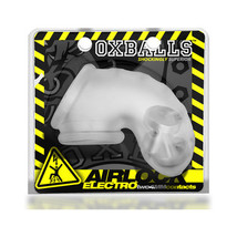 OxBalls Airlock Electro Air-Lite Vented Chastity Clear Ice - £79.13 GBP