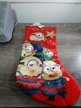 NEW Despicable Me Minions Christmas Stocking by Kurt S Adler-SHIP N 24 H... - £15.05 GBP
