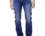 Lazer Men&#39;s Straight-Fit Jeans in David Blue-31x32 - £19.57 GBP