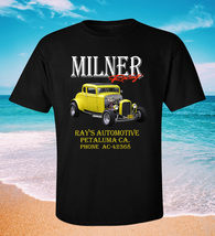 Milner&#39;s &#39;32 Deuce Coupe American Graffiti Hot Rod T-shirt men&#39;s Size S ... - £14.74 GBP+