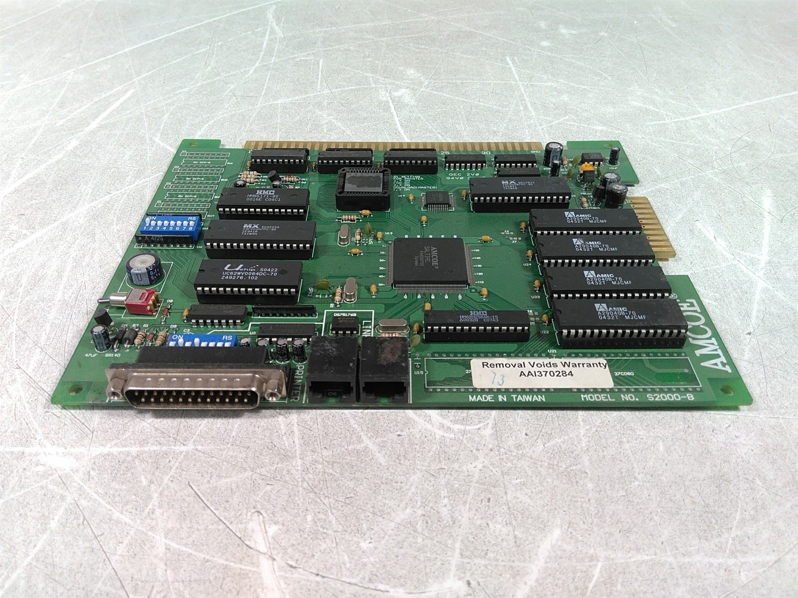 Amcoe S2000-B Arcade Game Board Defective AS-IS For Parts - $37.31