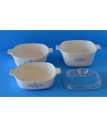 Dining/Home/Kitchen-Corning Ware Blue Cornflower Set of 3 Oven To Table - $54.00