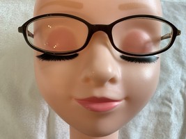 Brooks Brothers Eyeglasses BB 607 5123 50-16 135 Clear Brown Oval FRAMES - $47.55 CAD
