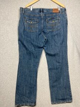 VTG LRL Ralph Lauren Jeans Womens 16W Western Denim Boyfriend Fit Flap Pockets - £23.55 GBP
