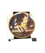 Knowles Plate - Rockwell&#39;s Rediscovered Women - Pondering on the Porch -... - $15.00