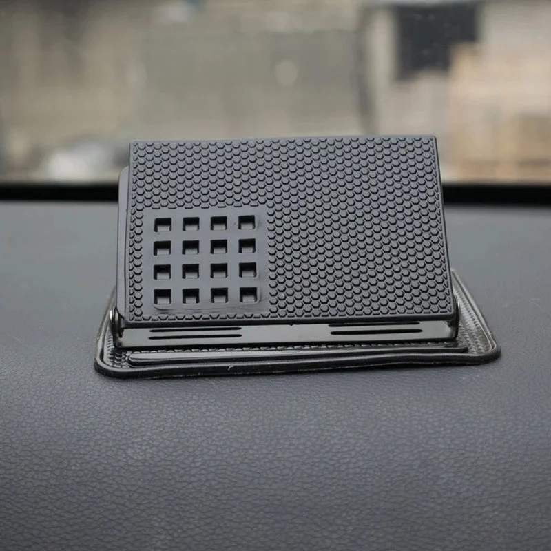 Car Phone Holder Anti-Slip Pad Ornament Silicone 360 Rotating Auto Dashboard - £11.73 GBP