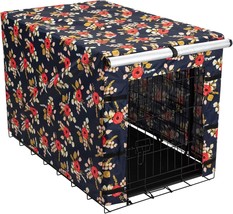 Chubby Paws Dog Crate Cover | Zippered Doors | Velcro Straps | 100% Poly... - £31.56 GBP