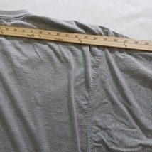 Puritan Henley Men's Gray Shirt Long Sleeve Measured Size 3XL image 7