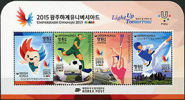 South Korea. 2015. Universiade Gwangju 2015 (MNH OG) Souvenir Sheet - £2.79 GBP