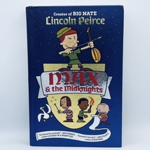 Max and the Midknights Max &amp; The Midknights Hardcover By Lincoln Peirce Book NEW - £5.17 GBP