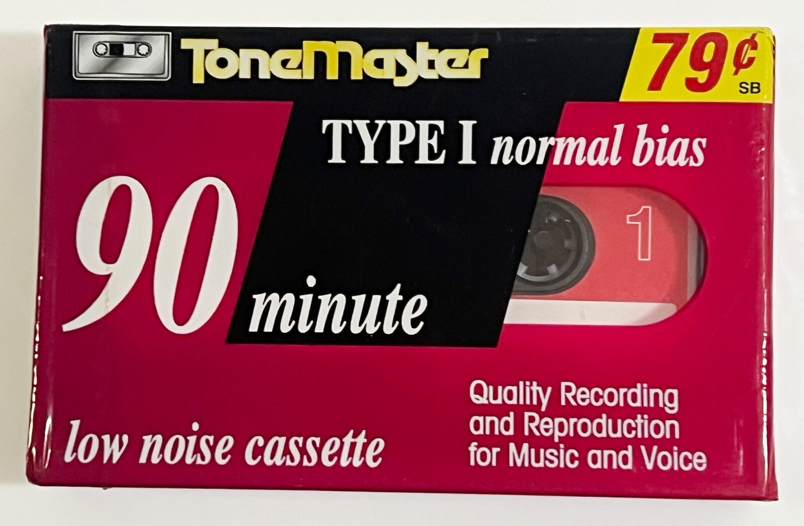 VINTAGE ToneMaster 90min Cassette Tapes, Low NoiseNEW!  			