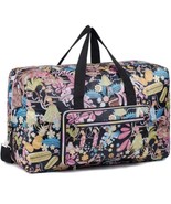 Travel Duffel Bag Foldable Floral Print Luggage Sports Gym bag - $41.77 CAD