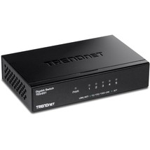 TRENDnet 5-Port Gigabit Desktop Switch, TEG-S51, 5 x Gigabit RJ-45 Ports, 10Gbps - £20.77 GBP