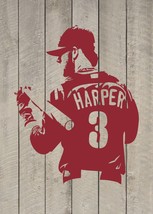 BRYCE HARPER Philadelphia Phillies Baseball Vinyl Sticker Wall Decal  - £14.15 GBP+