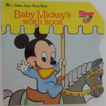Baby Mickey&#39;s Word Book Golden Books - £1.97 GBP