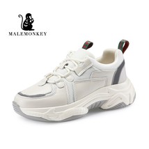 Fashion Sport Casual Sneakers Women Spring Autumn Leather Breathable Comfortable - £49.26 GBP