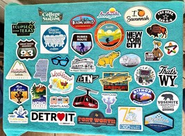 37 - DIFFERENT USA STATE &amp; OTHER TRAVEL DECALS-VINYL STICKERS - USA - FU... - £12.41 GBP