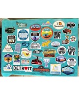 37 - DIFFERENT USA STATE &amp; OTHER TRAVEL DECALS-VINYL STICKERS - USA - FU... - £12.48 GBP
