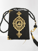 Pocket Quran with pearl 99 beads Tasbih Quran size 3x5 inches - £11.00 GBP