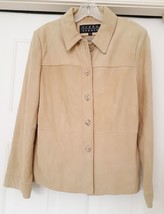 VTG Siena Studio Suede Leather Cowhide Jacket Coat Western Tan Women&#39;s S... - £38.36 GBP