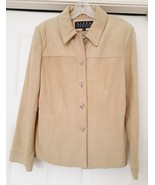 VTG Siena Studio Suede Leather Cowhide Jacket Coat Western Tan Women&#39;s S... - £38.55 GBP