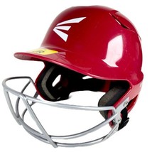 Easton Junior  Youth Batters Helmet with Cage Size 6 1/2&quot; - 7 1/8&quot; Red - £15.77 GBP