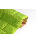 3D Wall Stickers Waterproof Green  Wallpaper For Bedroom Living Room 60x60 - $7.94 CAD