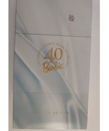 BARBIE DOLL 40 ANNIVERSARY LIMITED EDITION MATTEL 23041 NIB 1998 - £39.52 GBP
