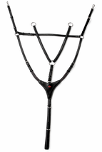 Horse English Leather Riding Tack Fancy Raised Stitching Breastplate 803... - $51.47