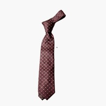 BERGAMO New York Men&#39;s Necktie Pink Gray Repp Polyester 58&quot;x3&quot; - £8.55 GBP