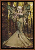 Woodland Fairy ~~ counted cross stitch pattern PDF - £15.65 GBP