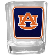 Auburn Tigers Shot Glass Square NCAA College Souvenir Fan Gear Team Logo - $39.99