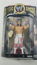 WWE WWF British Bulldog Classic Superstars Action Figure Jakks Pacific New Seal - £40.11 GBP