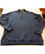 Men&#39;s Covington Barclay 1/4 Mock Neck Sweater Shirt SMALL Navy NEW W Tags - £16.35 GBP