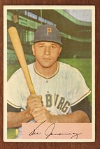 Vintage Baseball Card 1954 Bowman #203 Vic Janowicz Catcher Pittsburgh Pirates - $9.68