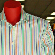 Men&#39;s Rufus Lime Green | Orange | Navy | Kelly | Lt.Blue Button Down Shi... - $137.97 CAD