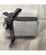 Bergdorf Goodman box rectangle medium with ribbon empty silver - €12,88 EUR