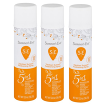 Pack of 3 Summer&#39;s Eve Tahitian Sunset 2oz Feminine Deodorant Spray RARE - $24.73