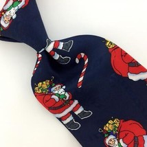Yule Tie Greetings Us Made Santa Classic Christmas Mens Necktie Ties #XO-359 - £12.58 GBP