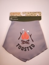 New Large Dog Camp Pet Dog Bandana &quot;Toasted&quot; For Pets With Necks 18-24&quot; - £6.50 GBP