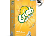 3x Packs Crush Pineapple Drink Mix Singles To Go | 6 Sticks Per Pack | .... - $11.44