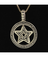 Authentic Lori Bonn Bons 925 Silver Super Star W/ Chain  Pendant 59813 New - $47.49