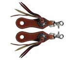 Western Saddle Horse Leather Slobber Straps attaches the Reins to the Bit - £10.06 GBP