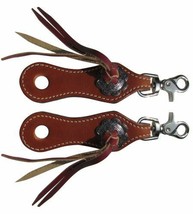 Western Saddle Horse Leather Slobber Straps attaches the Reins to the Bit - £10.05 GBP