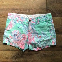 Lilly Pulitzer 5” Callahan Minty Fresh Shorts sz 2 EUC - £26.62 GBP